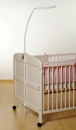 Himmelstange für Kinderbetten zum Anschrauben / Anklemmen