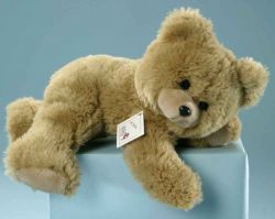 LEVUVU Kuschelbär Teddybär sandfarben 32 cm