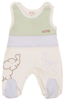 Romper with Elephant + Zebra