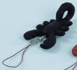 Pendant-Scorpion black 7 cm