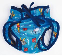 Beco swimming diaper flipper blue with velcro 3-24 months