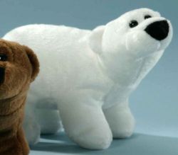 Polar bear teddy bear white 16 cm
