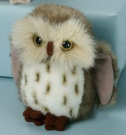 Owl brown-beige 15 cm