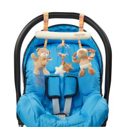 Fehn - Activity-Trapez für den Babyautositz, Rainbow
