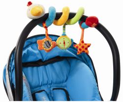 Fehn - Explorer Activity-Spiral Bird for Babies bed