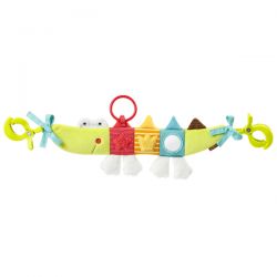 Fehn Jungle Heroes Pram rattle chain crocodile