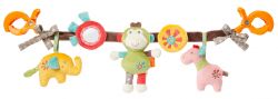Fehn Safari Baby carriage chain Pram Rattle Chain for infant carrier, stroller, playpen and crib
