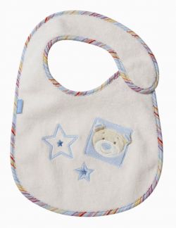 Fehn - Bib Teddy, Light Blue