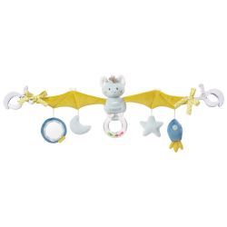 Fehn Little Castle Pram rattle chain Bat