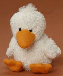 Frottee-Sitzentchen naturweiß 15 cm