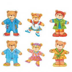 Goki Anziehpuppenpuzzle Bärenfamilie, goki basic.