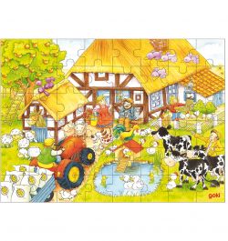 Goki Einlegepuzzle Omas und Opas Bauernhof