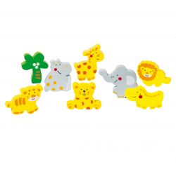 Goki Einlegepuzzle Wilde Tiere