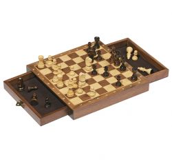 Goki Magnetisches Schachspiel mit Schubladen
