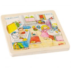 Goki Schichtenpuzzle Mein Tag