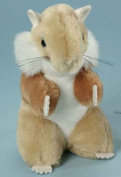 Hamster beige-weiß-braun 18 cm