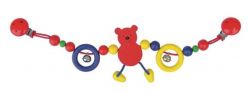 Heimess Kinderwagenkette Bär mit Clips