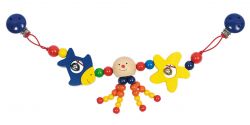 Heimess pram chain octopus with clips