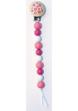 Heimess pacifier chain rosé