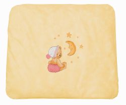 Julius Zöllner 2 Keil Wickelmulde Kuschelbär apricot 50x65 cm