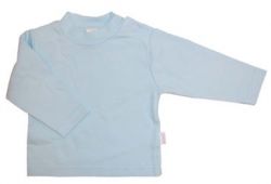 Langarmshirt, Interlock lightblue and rosa