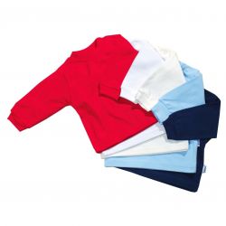 Langarmshirt rot/weiß/ecru/hellblau/marine