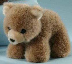Running Bear Teddy Bear light brown 17 cm