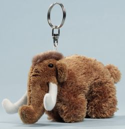 LEVUVU Mammut-Schlüsselanhänger mittelbraun 10 cm