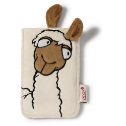Nici Handyhülle Lama Plüsch 10x15cm