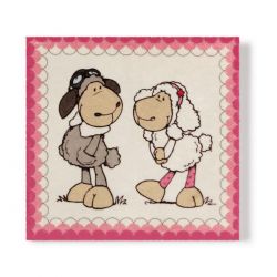 Nici plush picture Jolly Dean&Sue 25x25cm