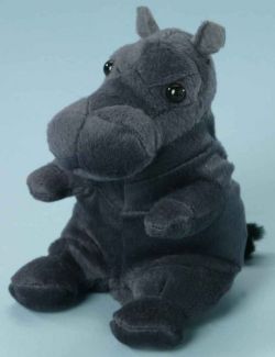 Hippopotamus gray 13 cm