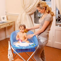 OK-Baby Babybadewanne / Babywanne Onda türkis