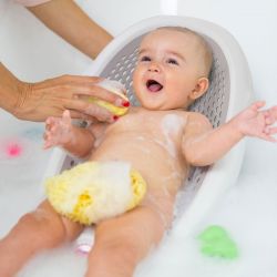 OK Baby bathing seat and child seat Jelly grey