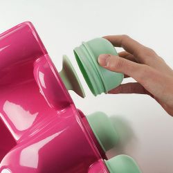 OK-Baby Badesitz und Kindersitz Pouf türkis