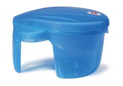 OK-Baby Badewannenhilfe Corall blau transparent