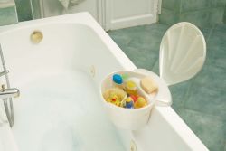OK-Baby Badewannenhilfe Corall weiß