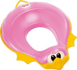 OK Baby children toilet seat reducer Ducka hot coral