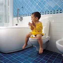 OK-Baby Kinder Toilettensitz Ducka weiß