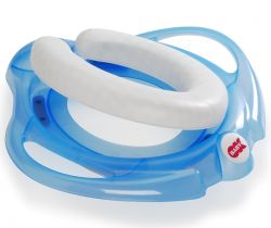 OK-Baby Kinder Toilettensitz Pinguo Soft mit Griff hellblau