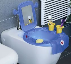OK-Baby Kinderwaschbecken Space grau