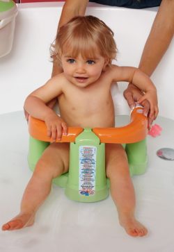 OK-Baby Opening bath seat Crab grey
