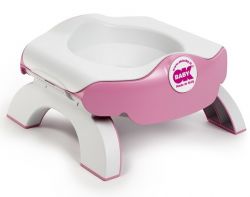 OK-Baby Potty / Travel-Potty / Toilet Reducer Roady hot coral
