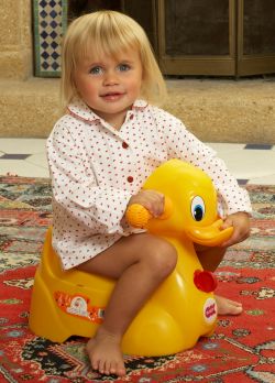OK-Baby Potty Quack orange