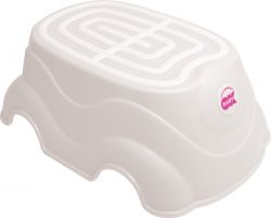 OK Baby slip-proof step-up stool Herbie white