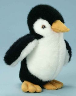 Penguin black-white-yellow 20 cm