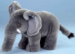 Plüsch-Elefant dunkelgrau 27 cm