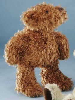 LEVUVU Raufbold Teddybär dunkelbraun 29 cm
