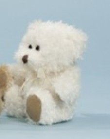 sitting bear teddy bear beige, 11 cm