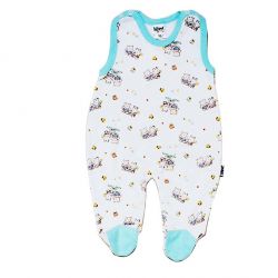 All-over printed romper