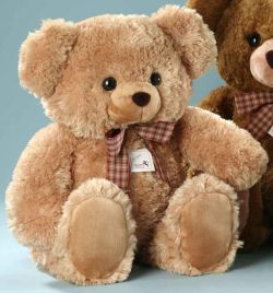 LEVUVU Teddybär  braun-gold 65 cm